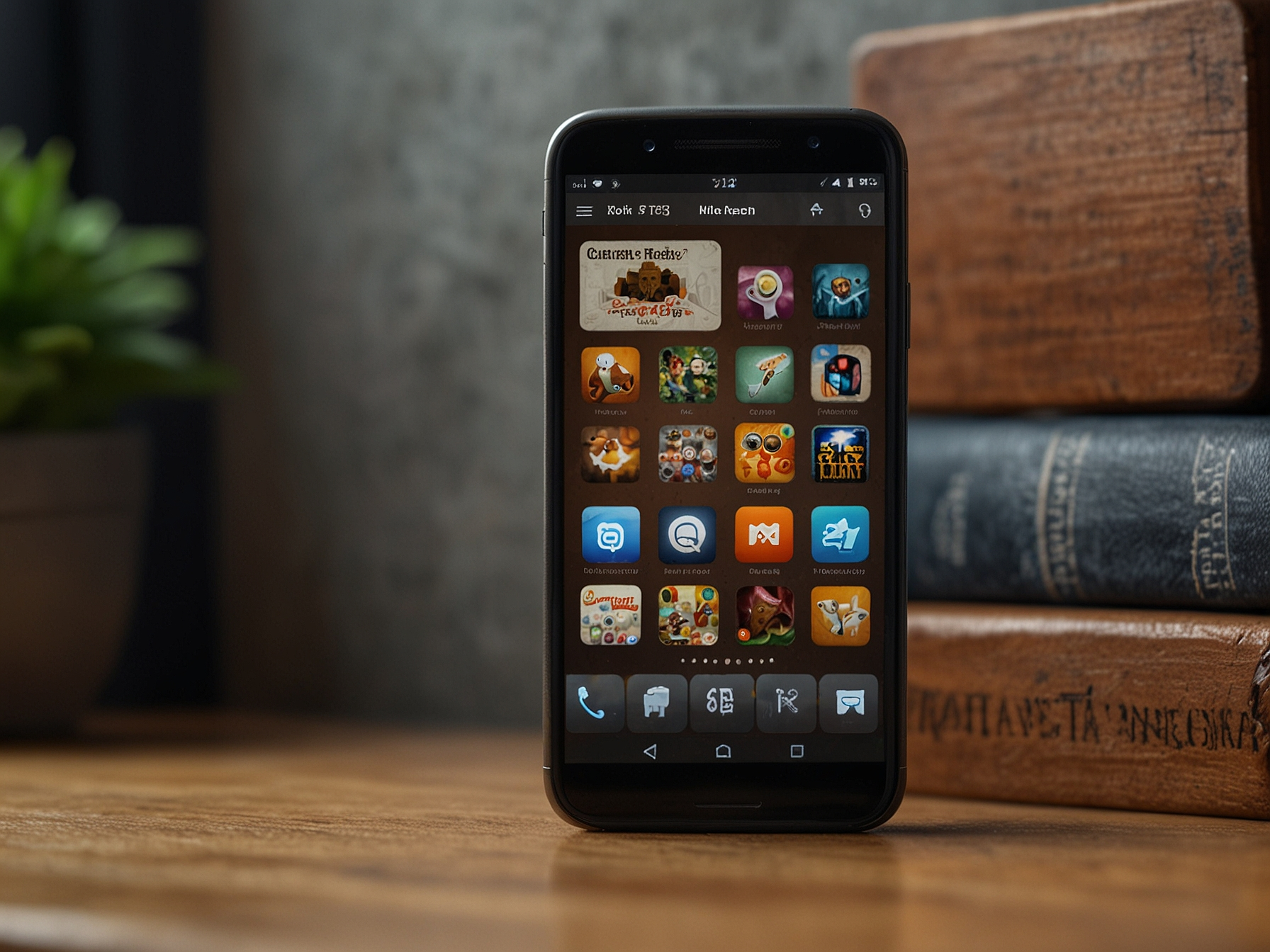 Khm777 mobile app illustration